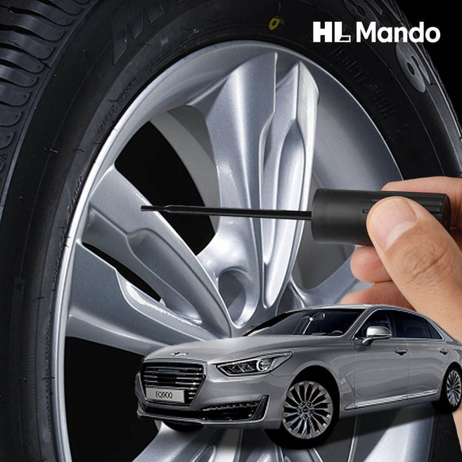 순정휠 제네시스 휠복원 붓펜 페인트 스크래치 제거 EQ900, 다크실버계열 403