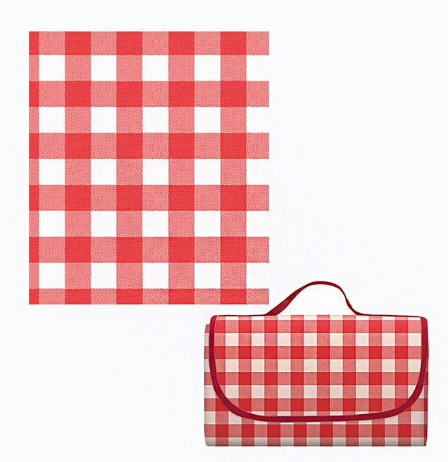 부직포 방수 초대형 돗자리 200x300cm, 레드