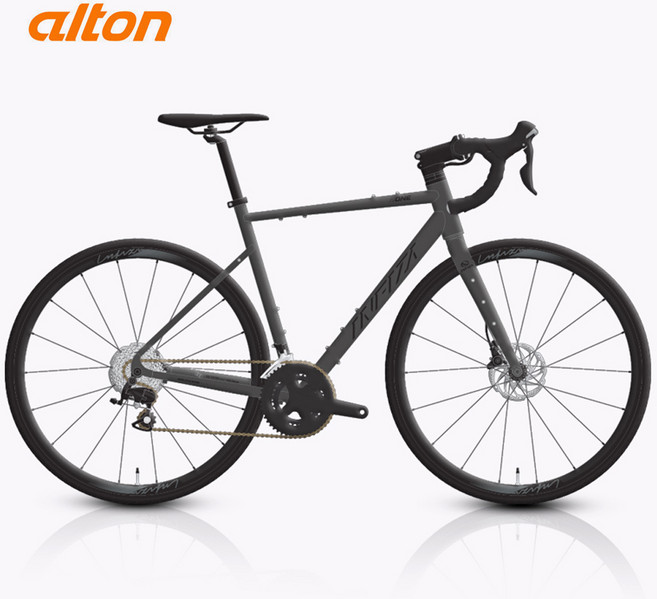 2025 알톤 인피자 알 원 18단 그래블 로드자전거, 550mm, 매트 블랙, 1개