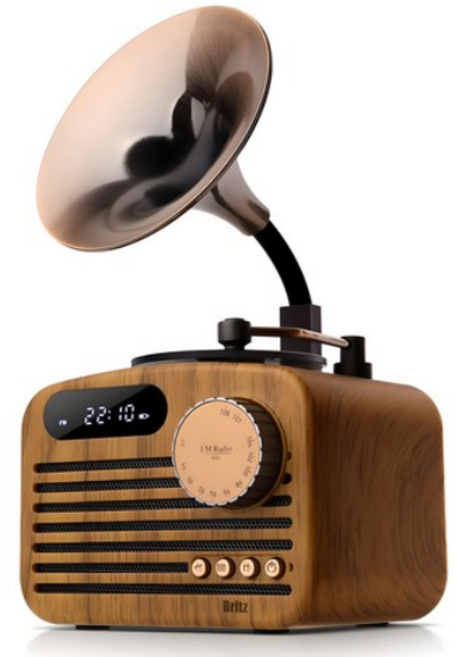 브리츠 LP감성 블루투스 스피커 라디오, BA-MK202