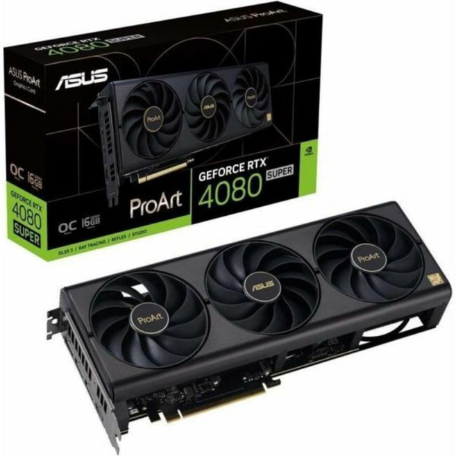 ASUS ProArt GeForce RTX™ 4080 슈퍼 OC 에디션 그래픽 카드PCIe 4.0 16GB GDDR6X DLSS 3 HDMI 2.1a 디스플레이포트 1.4a, ProArt_RTX4080 Super|OC|Black, RTX4080 Super|OC|Black