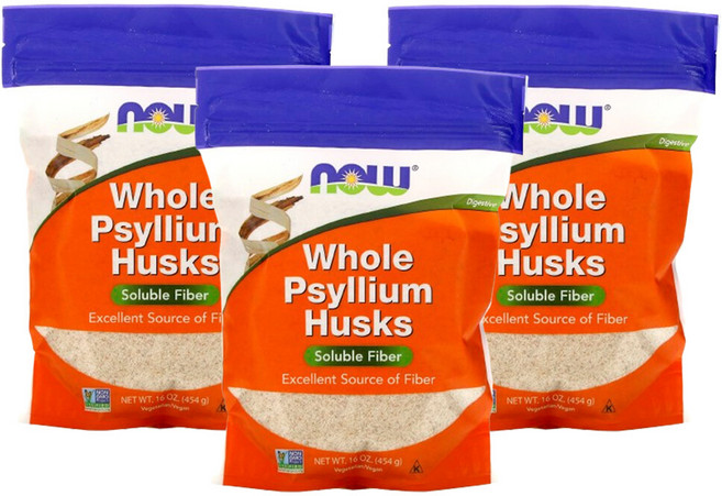 나우푸드 차전자피가루 식이섬유 홀 실리엄 허스크 454g(45회분) 3개, 454g