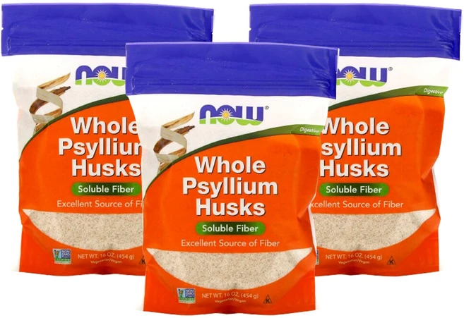 나우푸드 차전자피가루 식이섬유 홀 실리엄 허스크 454g(45회분) 3개, 454g - 쿠팡