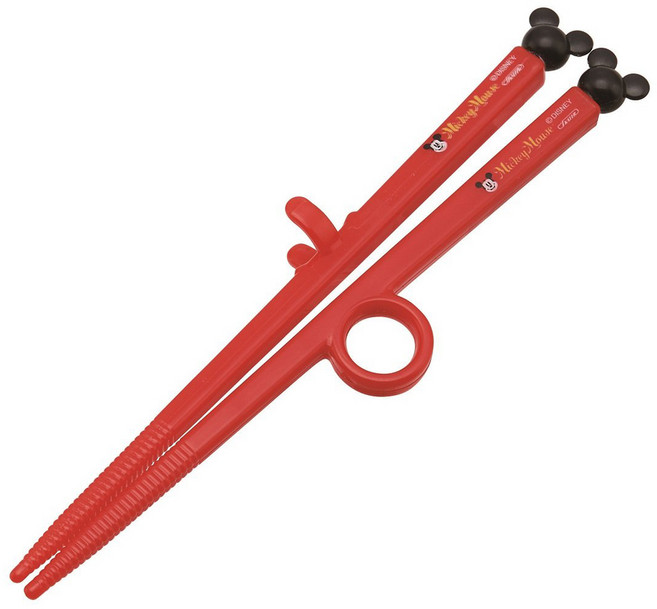 스케이터 미키마우스 교정젓가락, 혼합 색상, 1개