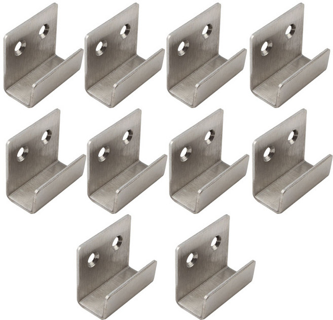 벽 후크 액자 거울 아트월 U자 걸이 브라켓 철물, 10개