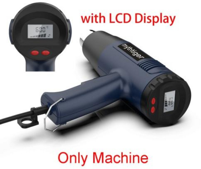 힛툴 무선 히팅건 소형열풍기 송풍기열풍기 핫 에어건 산업용 열조절 히트건 비닐수축 포장, Color 5 NO GIFT, 1개