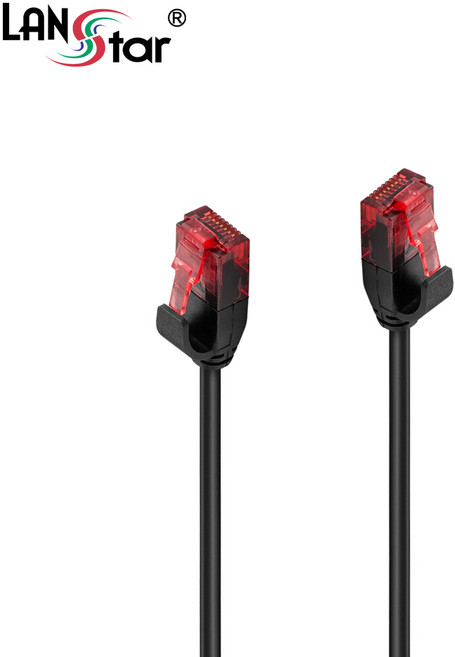 랜스타 LS-SL6-15B CAT.6 UTP 다이렉트 초슬림 랜케이블 15M 블랙