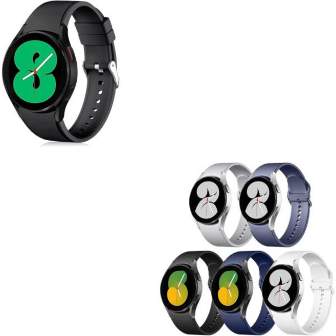 Lerobo 호환 삼성 갤럭시 워치 6 5 & 4 밴드 44mm 40mm/Watch 프로 45mm/갤럭시 클래식 46mm 42mm 5용 20mm 퀵 릴리스 스포츠 교체