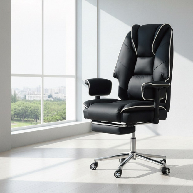 [로컬라이브] 인체공학적 게이밍 컴퓨터 의자 XH960A | 4D 팔걸이 게이밍 의자 160도 리클라이너 프리미엄 중역 의자 블랙 갈색