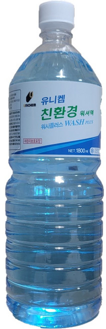 유니켐 친환경 에탄올워셔액, 8개, 1.8L