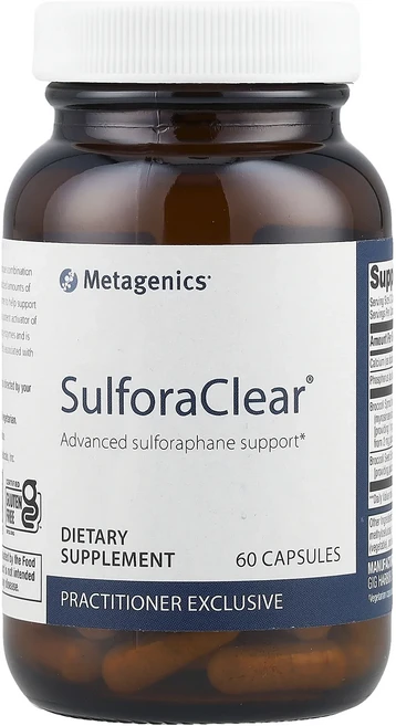 Metagenics 설포라클리어® 캡슐 60정, Metagenics 설포라클리어 캡슐 60정, 1개 - 쿠팡