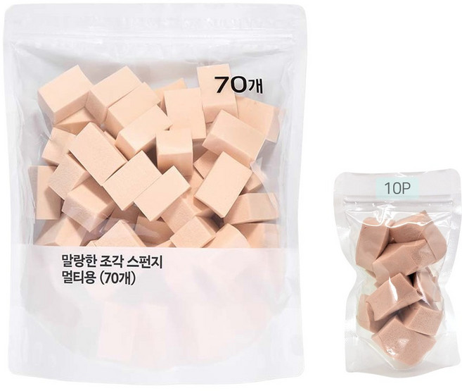 필리밀리 말랑한 조각 스펀지 80P, 조각 스펀지(80P), 1개