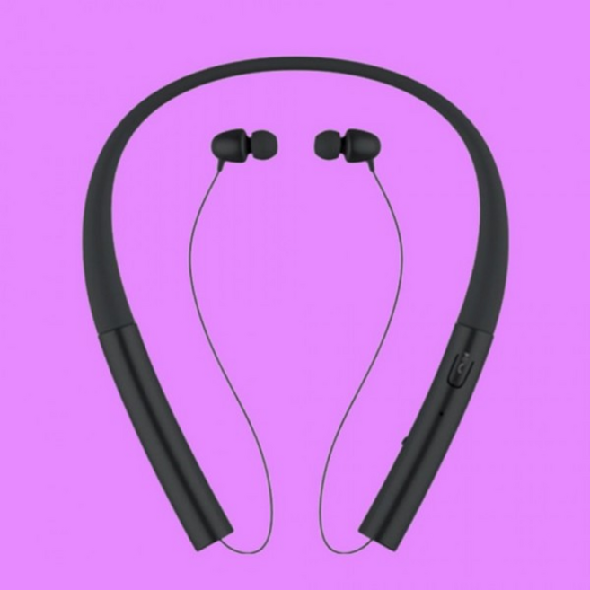 루미나D 엘지 삼성 호환 넥밴드 목걸이형 블루투스 이어폰, [G080] 그레이, 상세페이지 참조