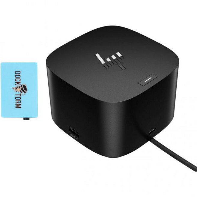 타거스 USB-C 범용 DV4K 도킹 스테이션 100W 파워 딜리버리 포함 Dockztorm 허브, HP 썬더볼트 독 280W 포트 리플리케이터 번들 콤보, 1개