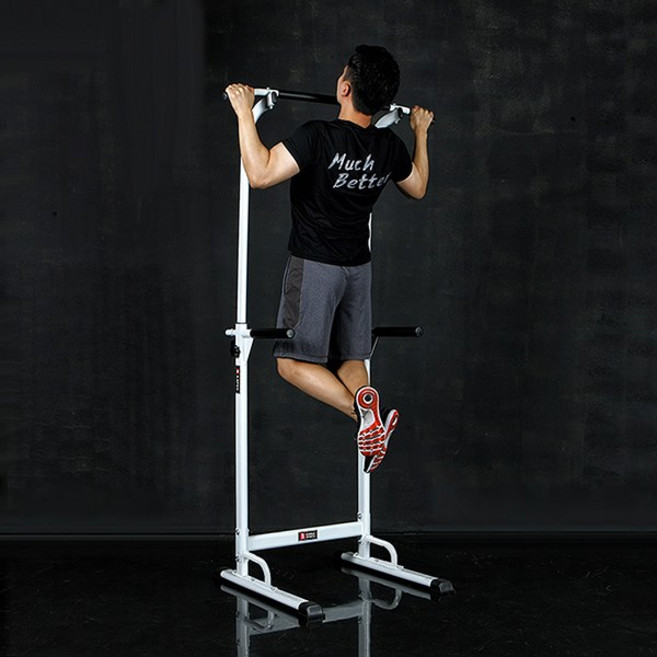 반석스포츠 비스펙 치닝디핑 기본형 철봉 턱걸이 풀업 친업 상체 운동 기구, 화이트