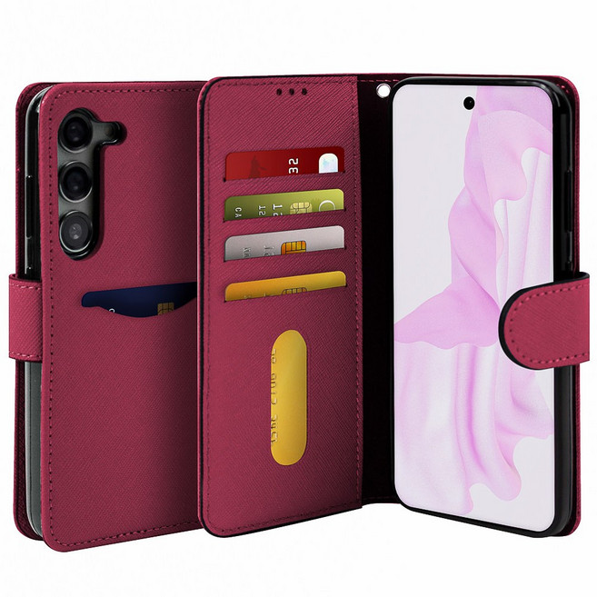 폰누리 백포켓 카드수납 가죽 다이어리 휴대폰 케이스