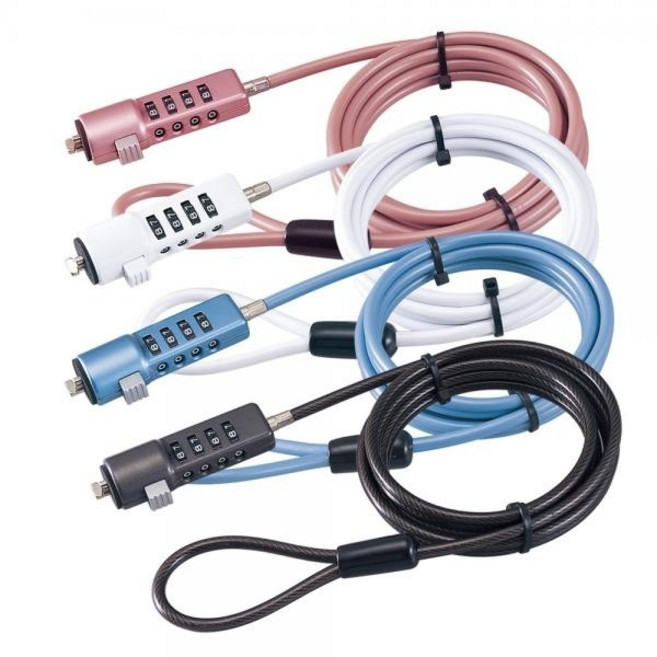 엑토 노트북 도난방지 케이블 켄싱턴락, NBL-04(화이트)