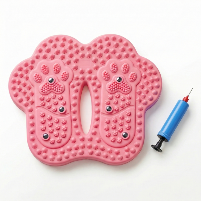 모드무드 가정용 걷기 홈트 무소음 발지압 스텝퍼 유산소 운동기구, 핑크