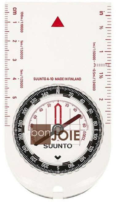 Suunto A-10 NH 指北針 - 芬蘭製專業地圖 登山健行探險露營搜救適用, 1個