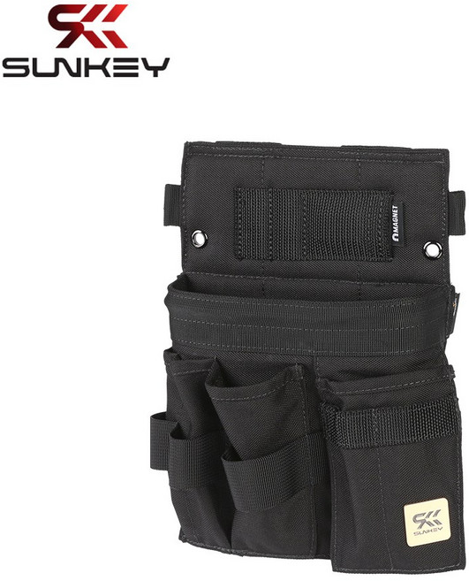 썬키 코듀라 다용도 공구집 SP-2312M 방수 12포켓 230x285x80 벨트클립, 1개