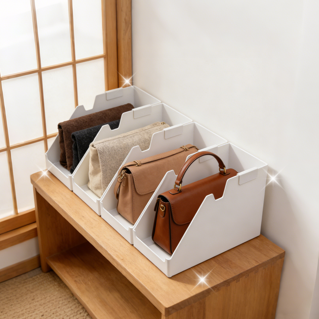 가방보관함 대용량 핸드백 수납 정리함, 1개, 중형