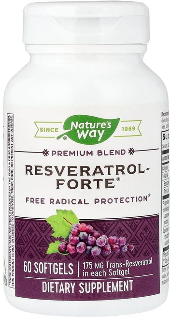 네이쳐스웨이 레스베라트롤 175mg 60캡슐 2개월분 [품 질 보 증], 1개, 60정 - 쿠팡