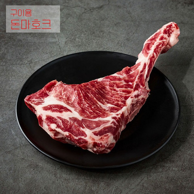 국내산 1+등급 한돈 구이용 돈마호크 300g, 1개