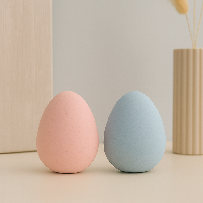 크로스몰 방습탈취 규조토 에그 셋트(블루2+핑크2), 4개, 75g