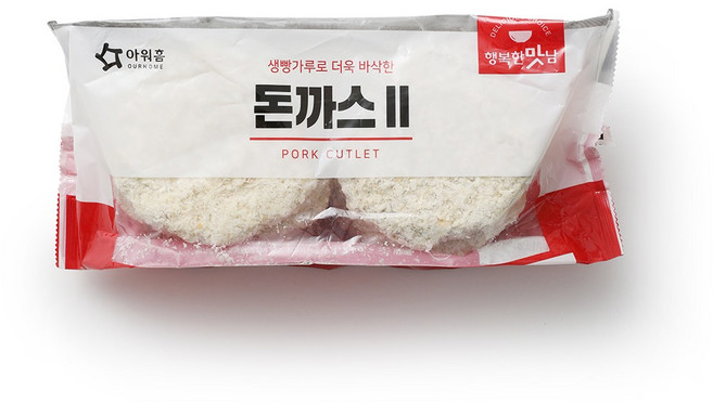 냉동 아워홈 행복한맛남 실속 돈까스II 1.2kg, 1개