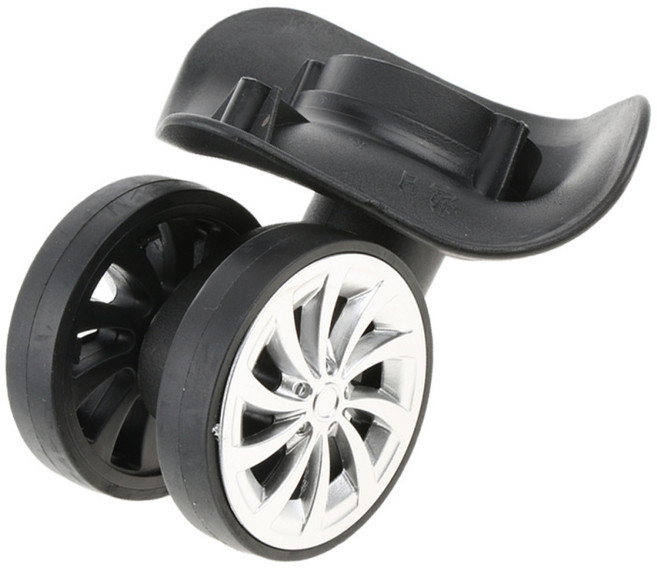 A08 회전 음소거 바퀴 여행 가방을 위한 여행 가방 수화물 교체 캐스터 - 내마모성 및 내구성(1쌍)