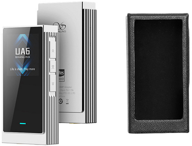 헤드폰앰프 SHANLING UA6 HIFI 휴대용 USB DAC 헤드폰 앰프 220mAh 배터리 4 x CS43131 DAC 고해상도 오디오 DSD 512 3 5mm 4m, UA6 silver