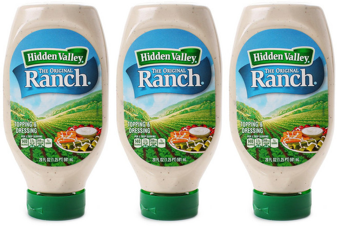 히든밸리 디 오리지널 랜치 드레싱, 591ml, 3개
