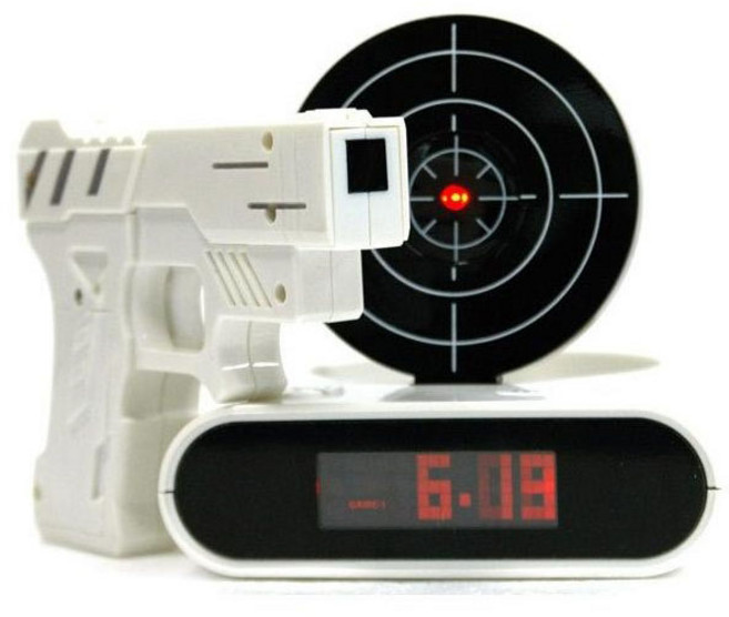 권총 알람 탁상시계, 혼합색상