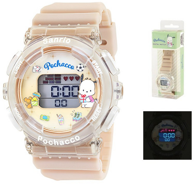 일본 정품 산리오 전자손목시계 캐릭터시계