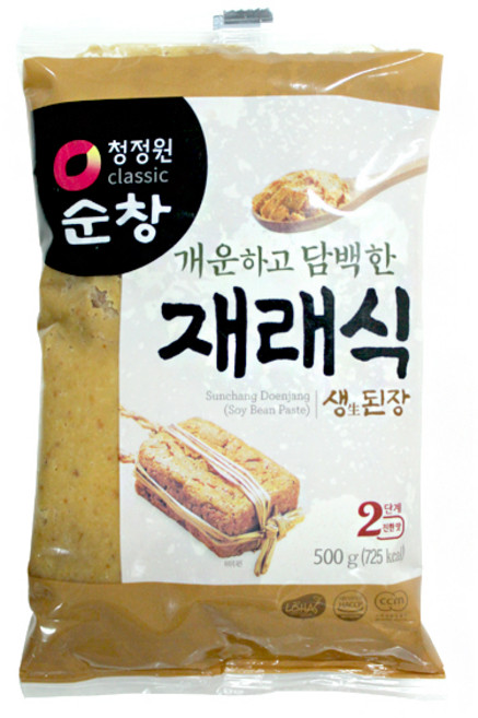 청정원 순창 재래식 생된장 리필 500g 12개입 BOX, 12개