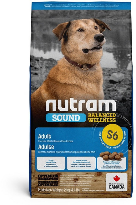 NUTRAM 紐頓 全系列犬飼料 大包裝 狗糧 寵物食品, 1個, S6雞肉+南瓜成犬11.4kg, 11.4kg, 雞肉+南瓜