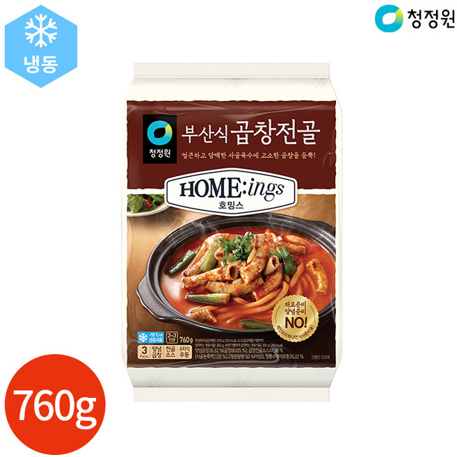 청정원 호밍스 부산식 곱창전골, 1개, 760g