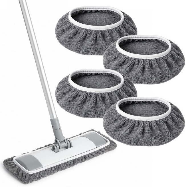 로열스테디 빨아쓰는 극세사 밀대걸레 리필, 4개