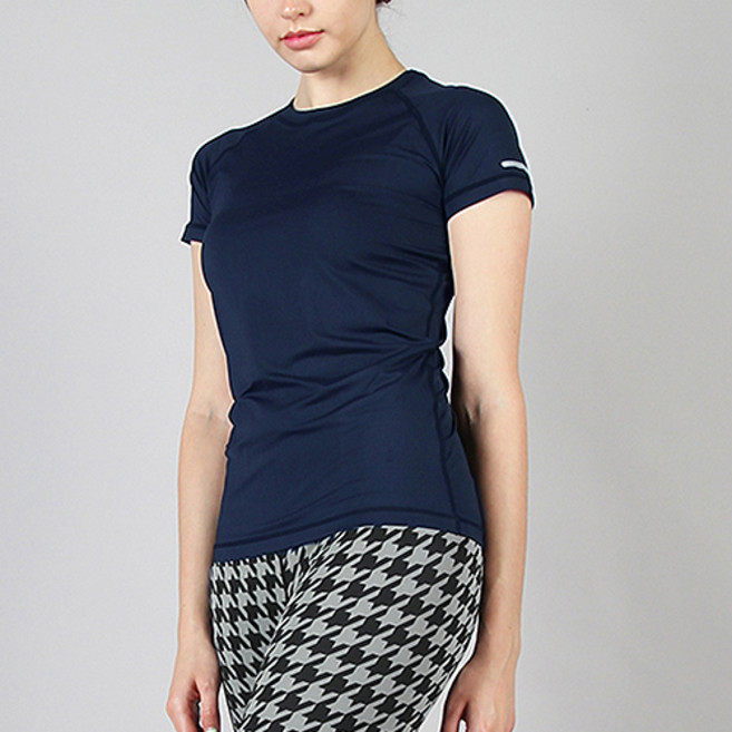 조이할리 여성 요가 필라테스 반팔 티 운동복 피트니스 빅사이즈