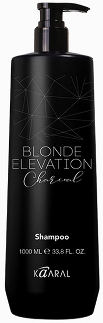 카랄 탈색 염색헤어 애쉬컬러 관리 블론드 엘리베이션 차콜 보색샴푸, 1개, 1L
