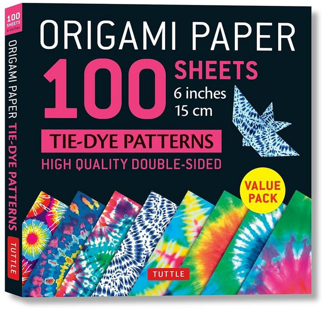 Origami Paper 100 sheets Tie-Dye Patterns 6\" (15 cm): Tuttle Paper: Double-Sided Sheets Printed wi, Origami Paper 100 sheets Tie-D