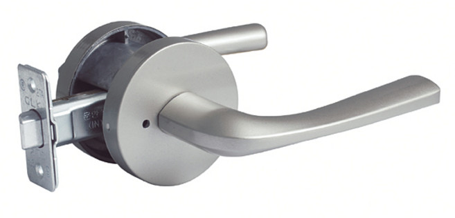 리버그린 방문 욕실 사무실손잡이 버튼형 비트501 그레이, 3개