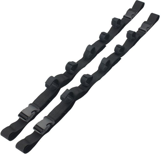 Hqzoomee차량용 낚시대 거치대 천장 스트랩 로드 걸이 낚시 차량용 로드 거치대, 블랙