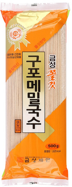 금성제면 구포메밀국수(소면)500g, 500g, 1개