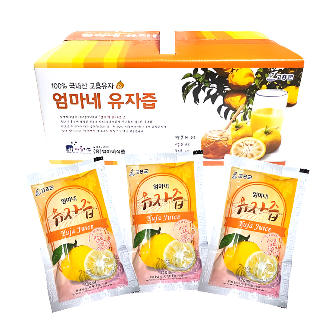 기관지에 좋은 유자즙 엄마네 유자즙, 60개, 120ml