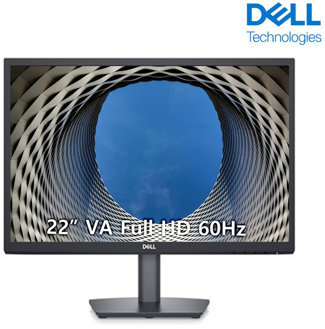 Dell E2222H 22인치 모니터 16:9 VA패널 3년보증, 54cm