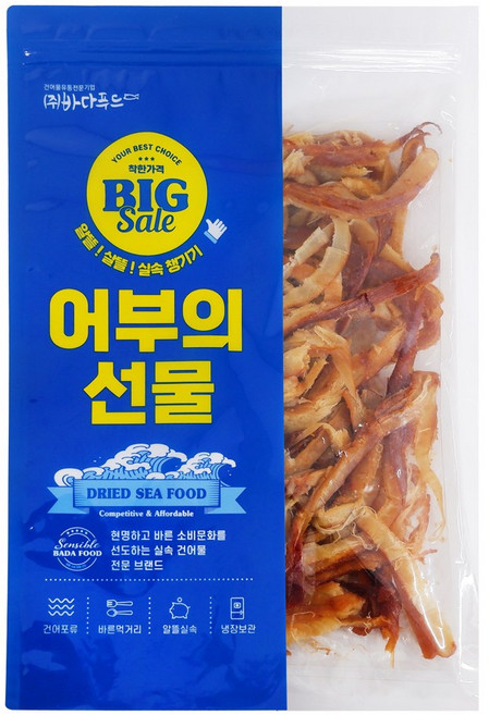 바다푸드 바베큐 페스츄리 오징어 마른안주 술안주 캠핑간식, 1개, 500g