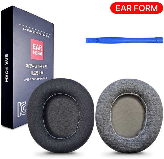 이어폼 아크티스 노바 1 3 5 7 헤드셋 커버 스틸시리즈 NOVA 호환 쿠션, 그레이 H812, 1개