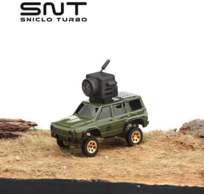 정시출고 원격 제어 없는 탈착식 Mangtic FPVBOX 4WD 자동차 휠베이스 SNT Y60 3005 1:64 RC 41, 04 FPV CAR Green, 1개