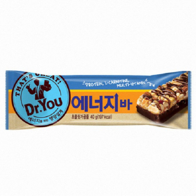 오리온 에너지바1P 40g x20, 20개